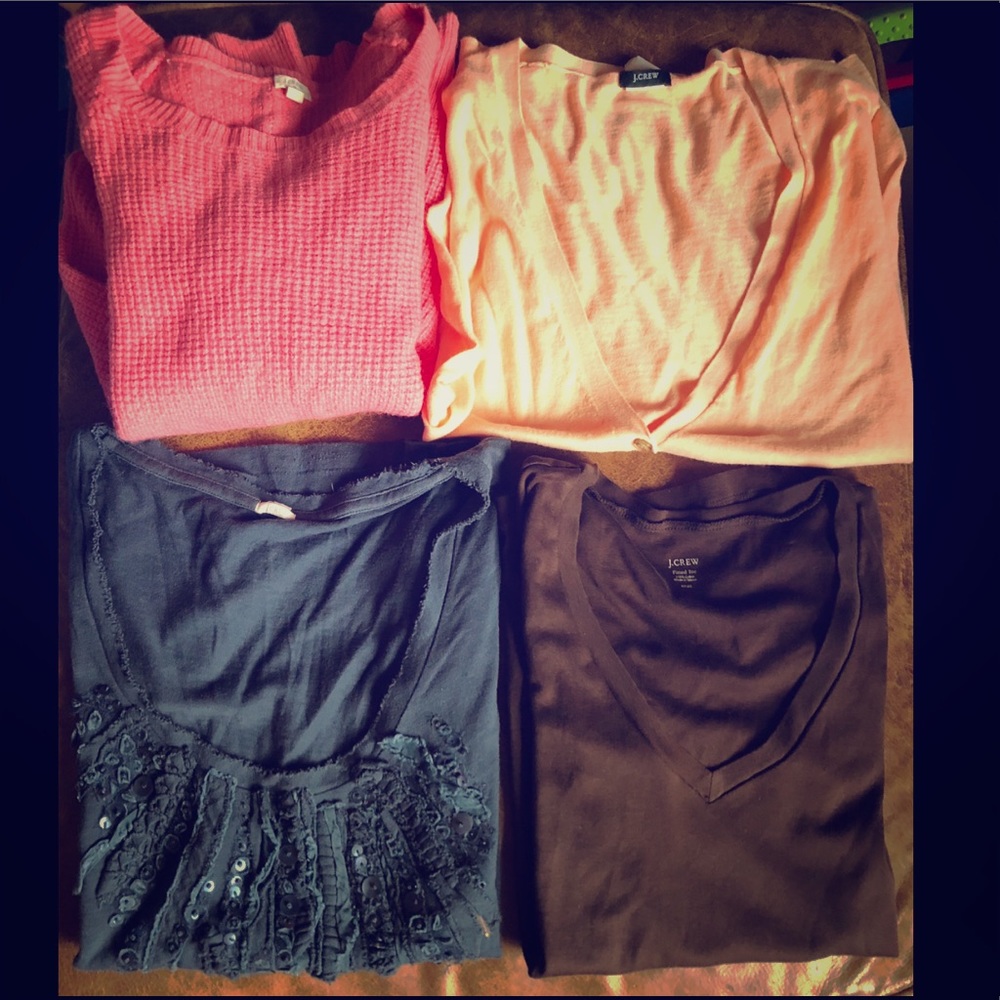 J. Crew sweater and shirt bundle